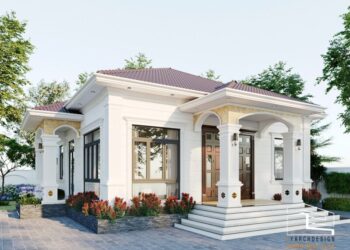 Biệt thự vườn 1 tầng mái Nhật tại Nghĩa Hiệp