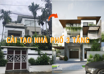 Công trình cải tạo nhà phố 3 tầng