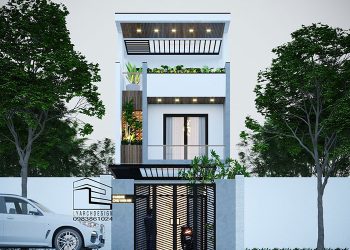 Công trình nhà phố hẻm Chu Văn An Tp. Quảng Ngãi