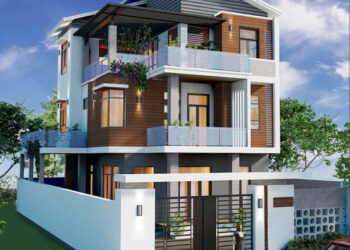 Nhà phố 3 tầng đẹp hiện đại