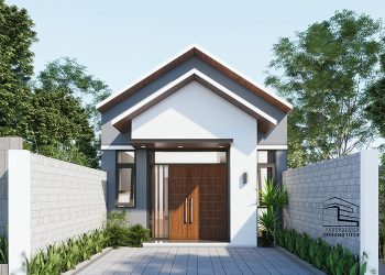 Công trình nhà mái thái 1 tầng tại đường Lê Trung Đình