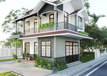 nha-pho-2-tang Nhà phố 2 tầng đẹp tại thị trấn chợ chùa Nghĩa Hành
