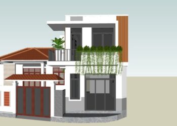 Công trình nhà phố 2 tầng hiện đại tại Nghĩa phú