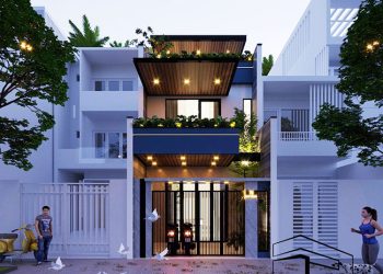 Thiết kế thi công trọn gói nhà phố 3 tầng đường Chu Văn An