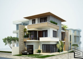 Nhà phố 3 tầng đẹp hiện đại tại đường Phan Văn Trị TP. Quảng Ngãi