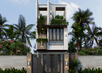 Nhà phố 3 tầng hiện đại và tiện nghi mặt tiền 4,5m