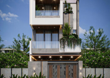 Nhà phố 3 tầng đẹp hiện đại, đầy đủ công năng tại KDC Bầu Cả – Xem ngay!