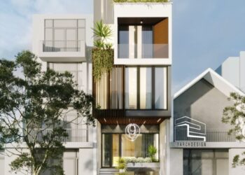 Nhà phố 4 tầng hiện đại tại Quảng Ngãi