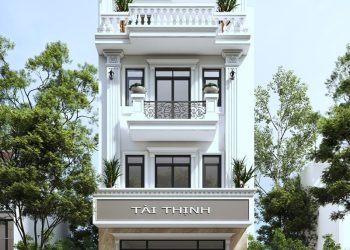 Nhà phố 4 tầng tân cổ điển tại TP. Quảng Ngãi