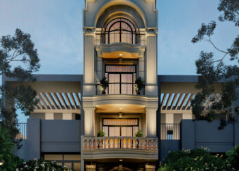 Nhà phố 5 tầng Tân Cổ Điển đường Nguyễn Chí Thanh