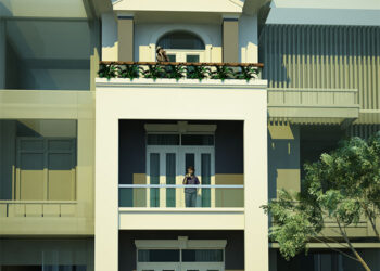 Công trình nhà phố khu tái định cư Phạm Văn Đồng