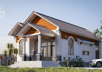 Nhà vườn Mái Thái 166m2 Mộ Đức