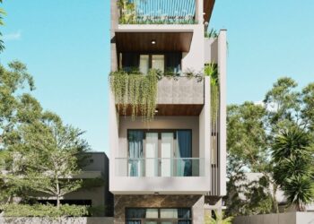 Nhà phố 4 tầng phong cách hiện đại đường Tế Hanh