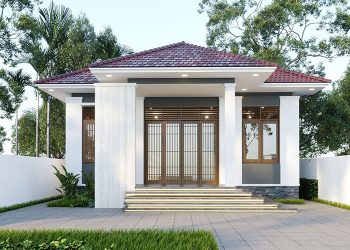 Phối cảnh 3d Nhà thờ dòng họ 114m2 TP. Quảng Ngãi